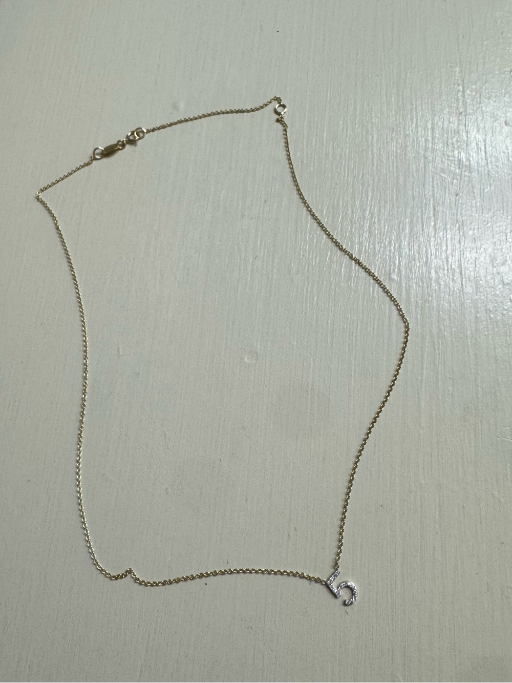 Custom 5 Zoe Lev diamond necklace